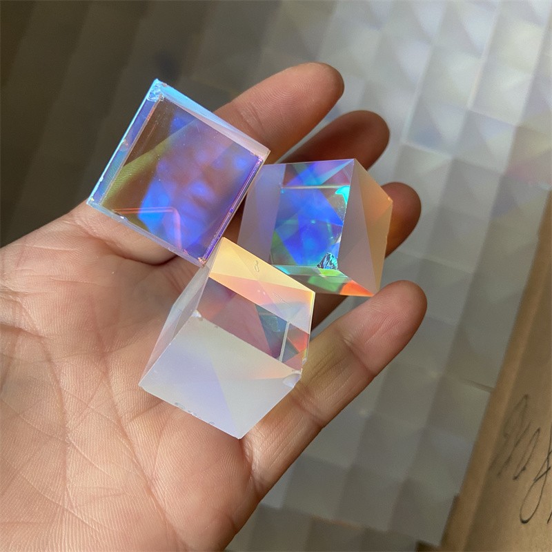 1000PCS 2.2×2.15/2.3/1.9cm Defective Dichroic X-Cube Prism RGB Combiner Splitter