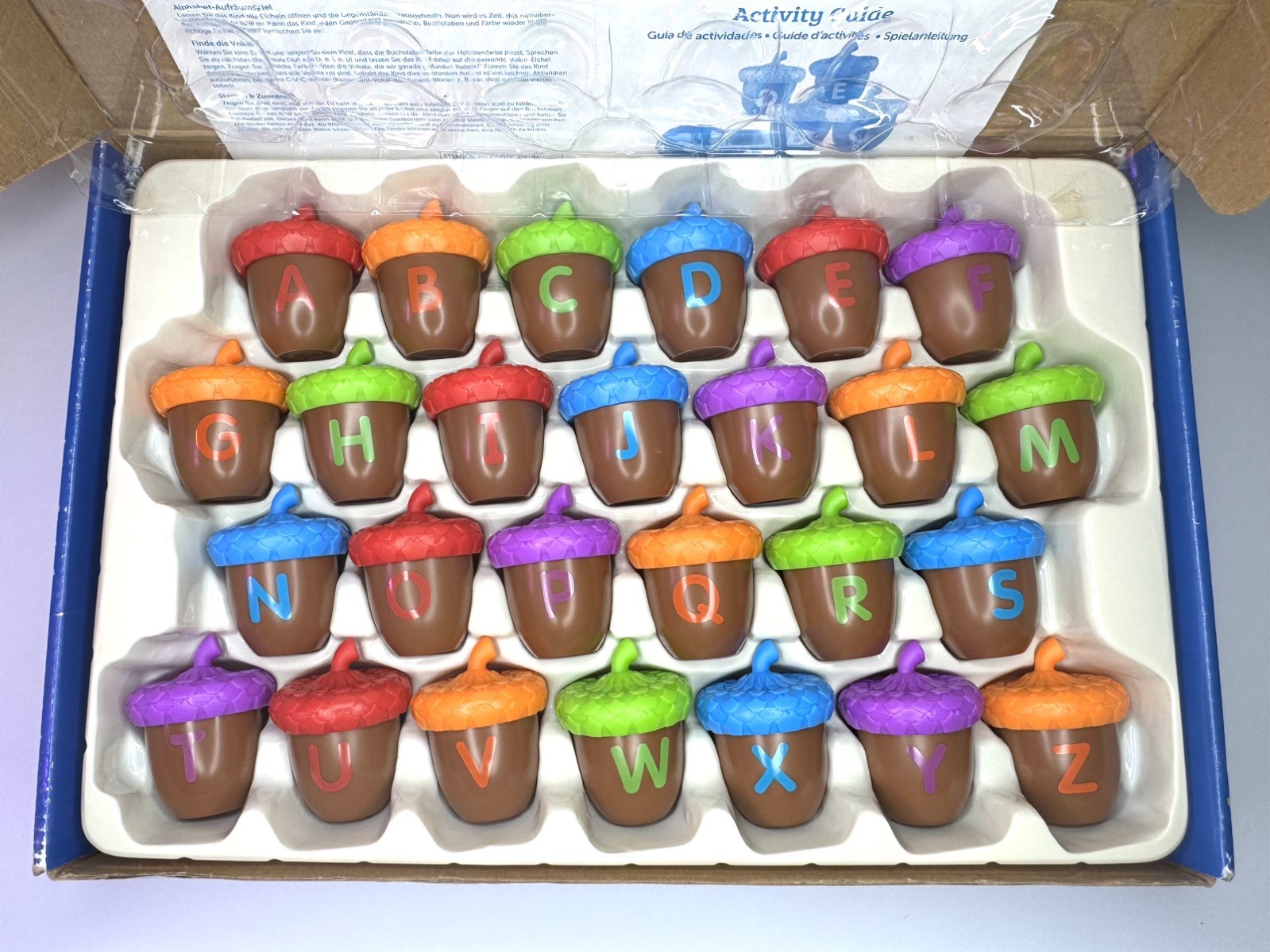 Learning Resources Alphabet Acorns Activity Set Letter Recognition Homeschool