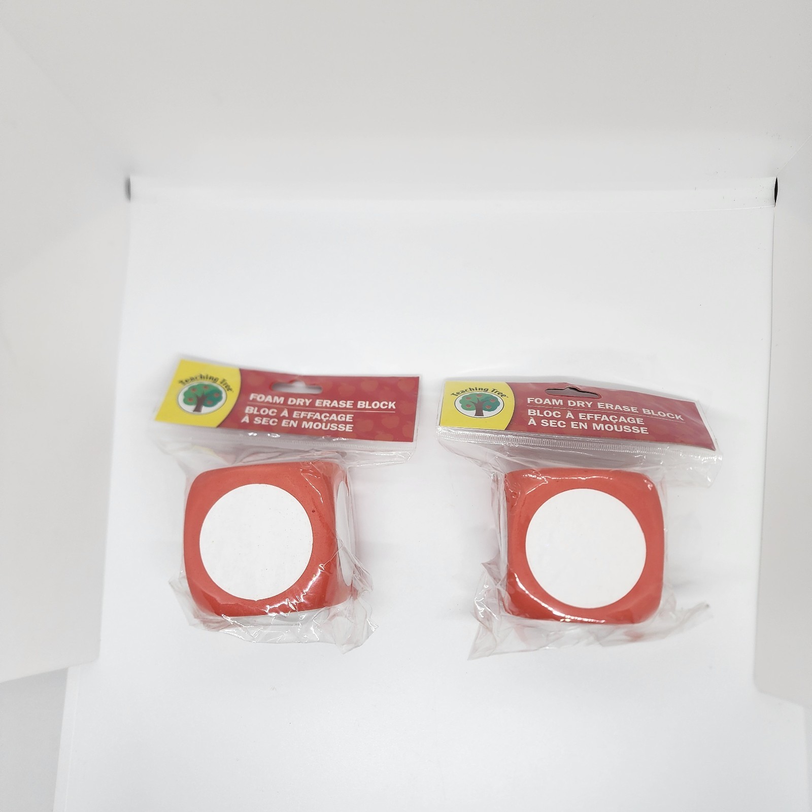 Teaching Tree Foam Dry Erase Blocks Red 2 Pack Classroom Game Dice Teacher…