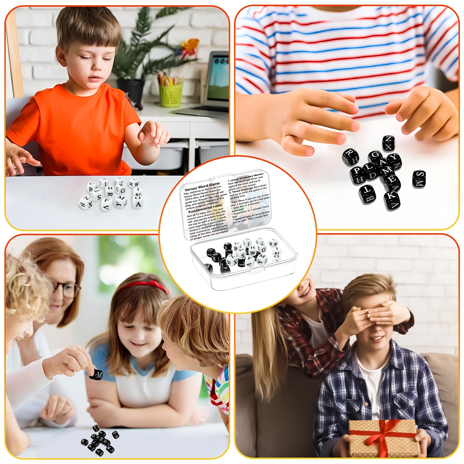 Alphabet Dice Game , Battle Game Word Dice,Game English Letter Dice.