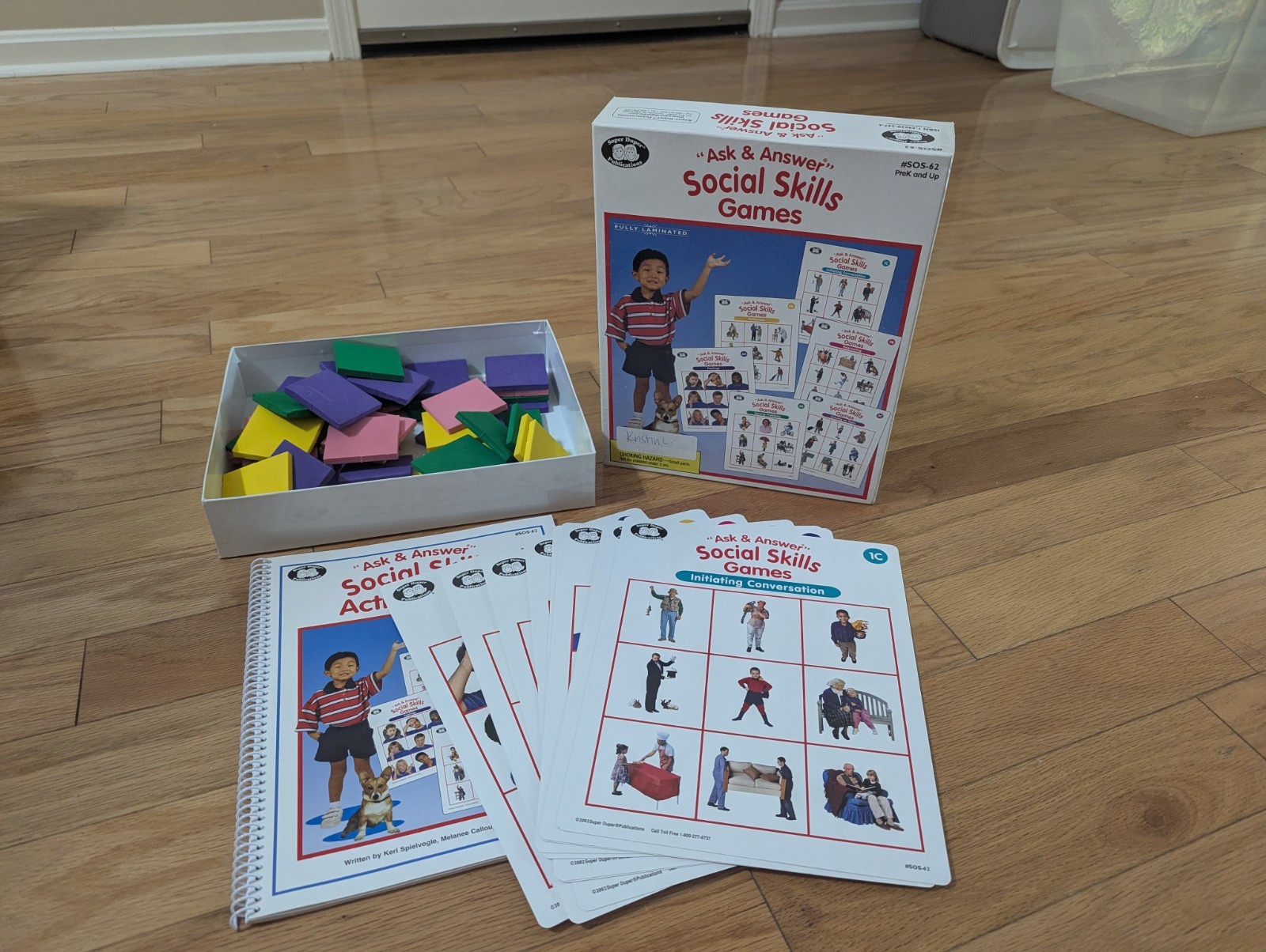 Super Duper Ask & Answer Educational Social Skills Game PreK and Up