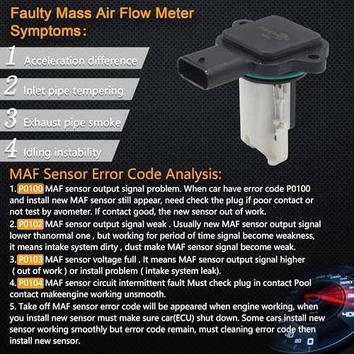 Mass Air Flow Sensor (Maf Meter) – Compatible with BMW 135i, 335i, 535i, & More;