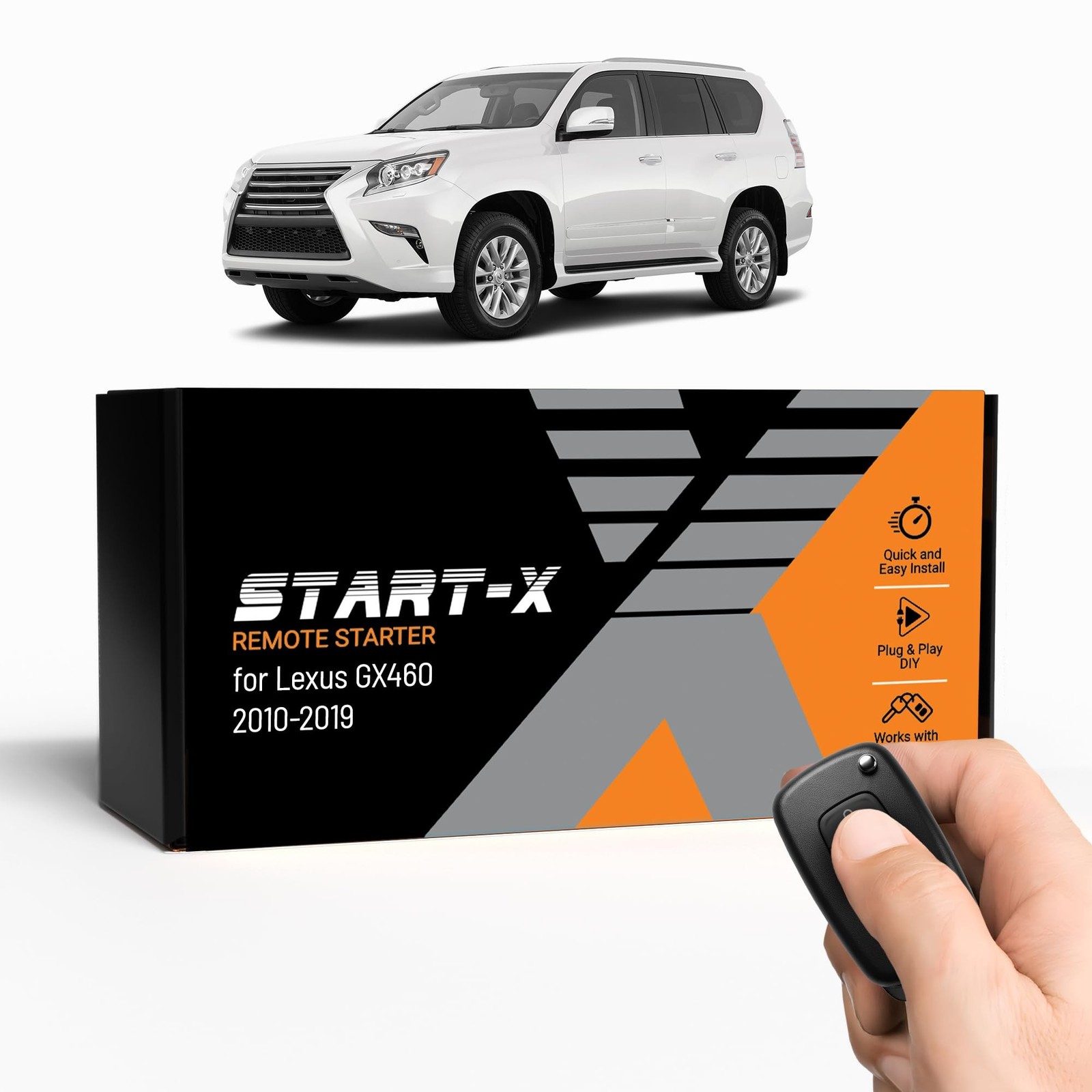 Start-X Remote Starter Kit for Lexus GX 460 (2010, 2011, 2012, 2013, 2014, 20…