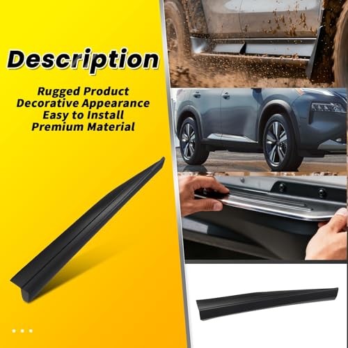 Front Right Passenger Side Lower Door Molding Trim Compatible with 2021-2023
