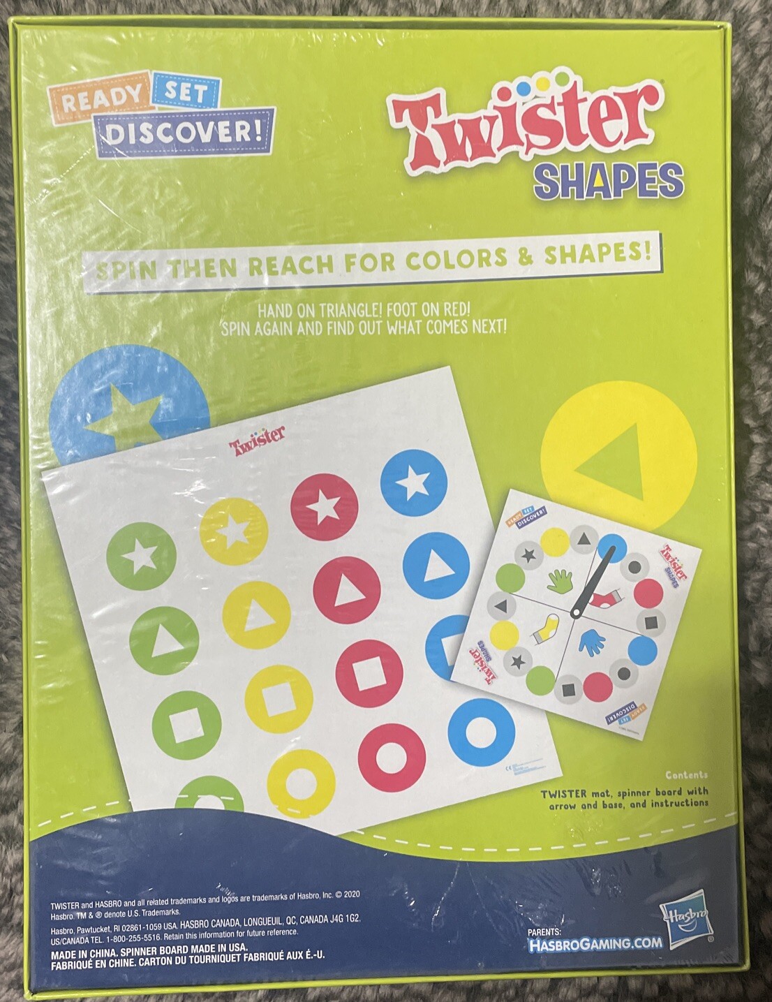 Hasbro Twister Shapes Game – NIB/Sealed – SHIPS FREE!!