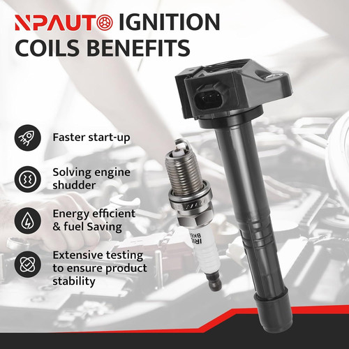 Ignition Coil Pack and Spark Plugs Kit fit for L4 2.4 2.4L 2013 2014 2015…