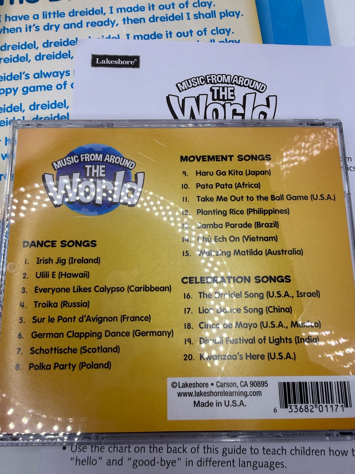 Lakeshore Music From Around The World Song Bank Set