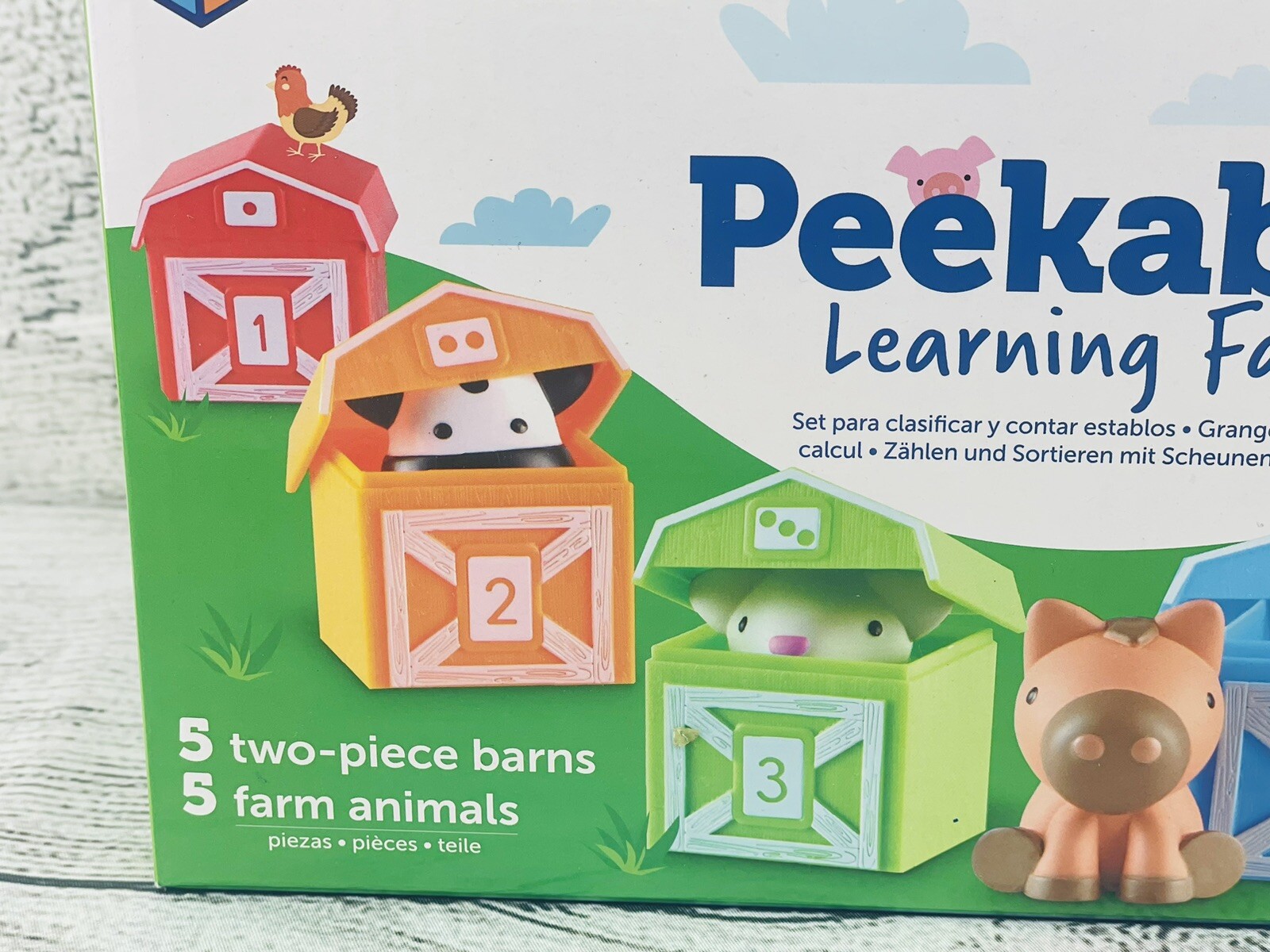 Learning Resources Peekaboo Learning Farm, Counting, Matching & Sorting Toy