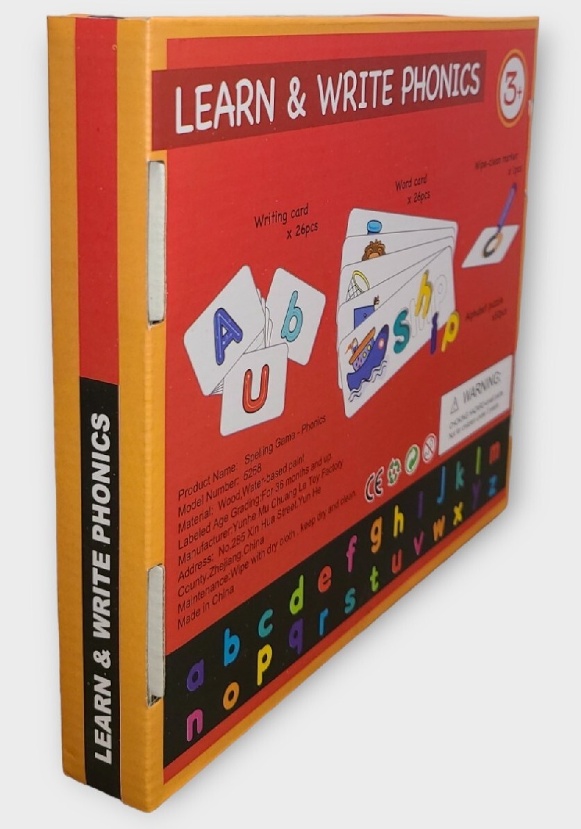 PHONICS Spelling Game LEARN & WRITE Ages 3+ Fun to Learn