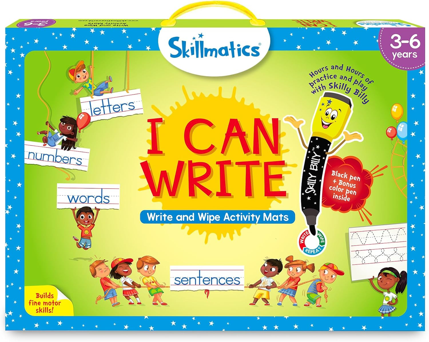 I Can Write, Preschool Learning Activities, Educational Toy and Game, Back to Sc