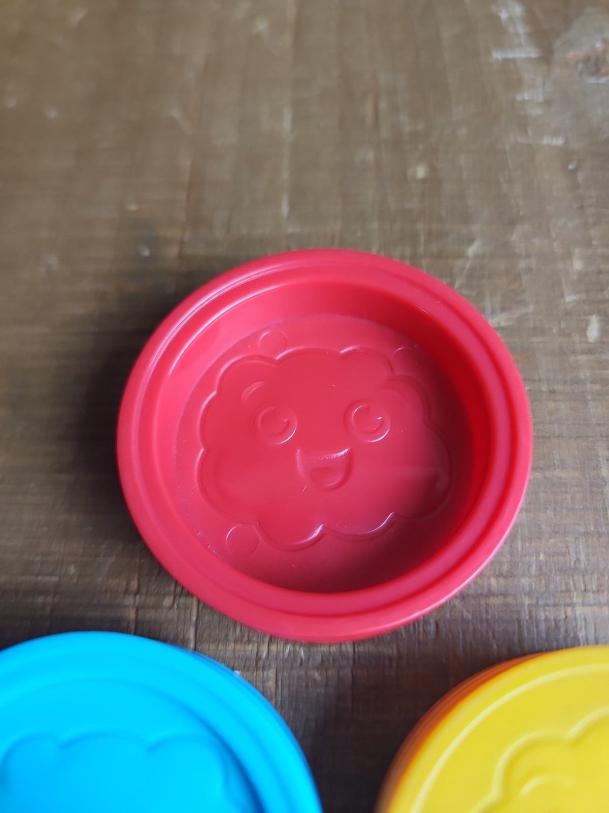 Leap Frog Pick Up Count Vacuum Replacement 3 Dust Pieces Parts Coins Colorful
