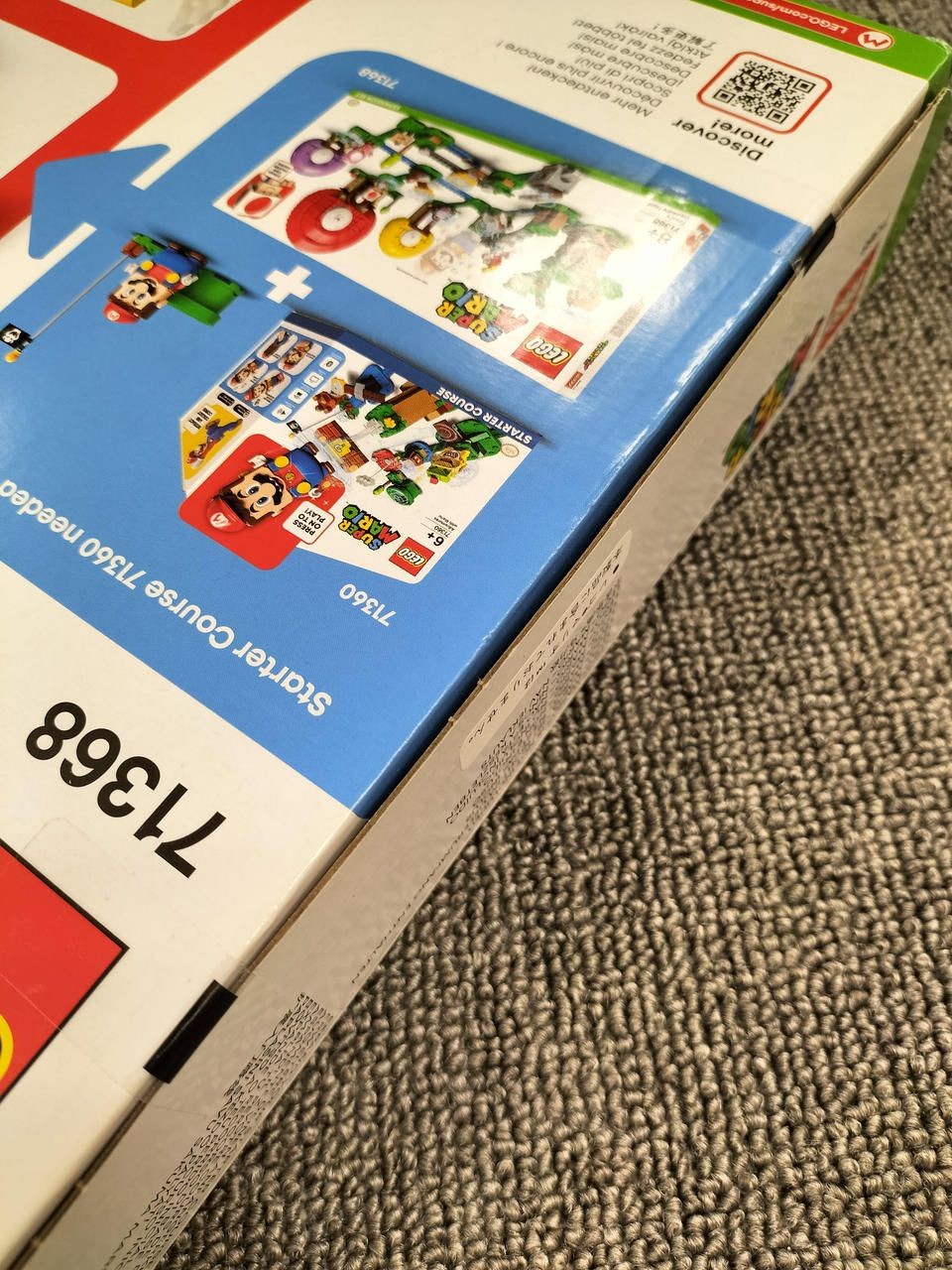 Lego Super Mario Mushroom and Treasure Hunt 71368 Used