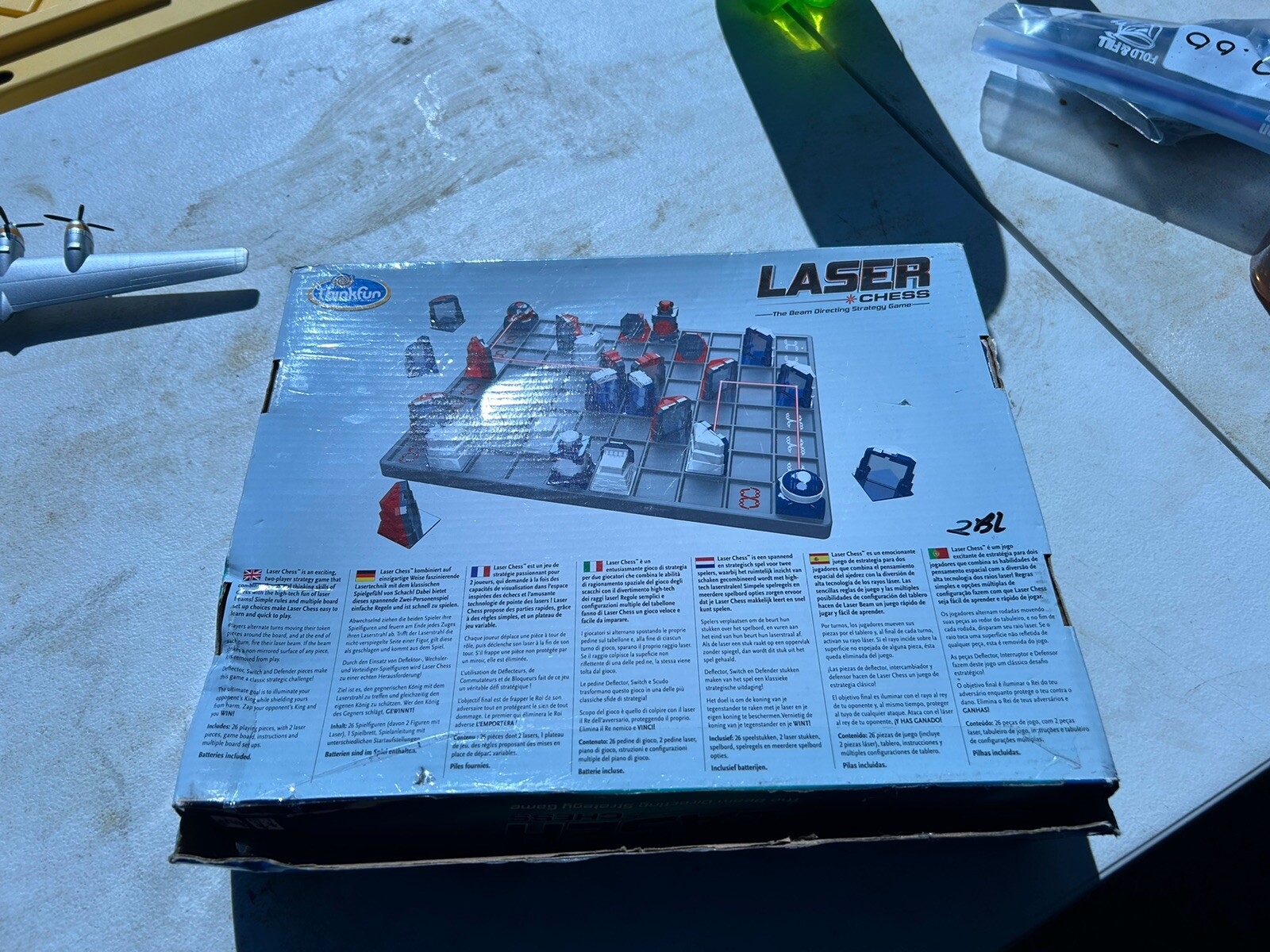 ThinkFun Laser Chess Two Player Strategy Beam Directing Game Toy
