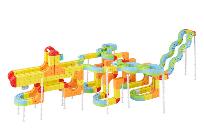 Sun Smile Rail Cube Deluxe Set Educational Construction Toy New Factory Sealed