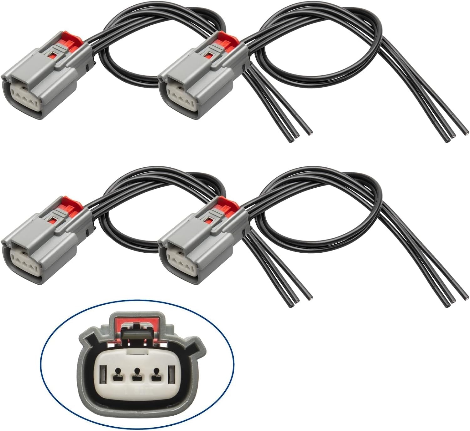 4x Ignition Coil Connector Pigtail Harness For Ford Lincoln Expedition Explorer