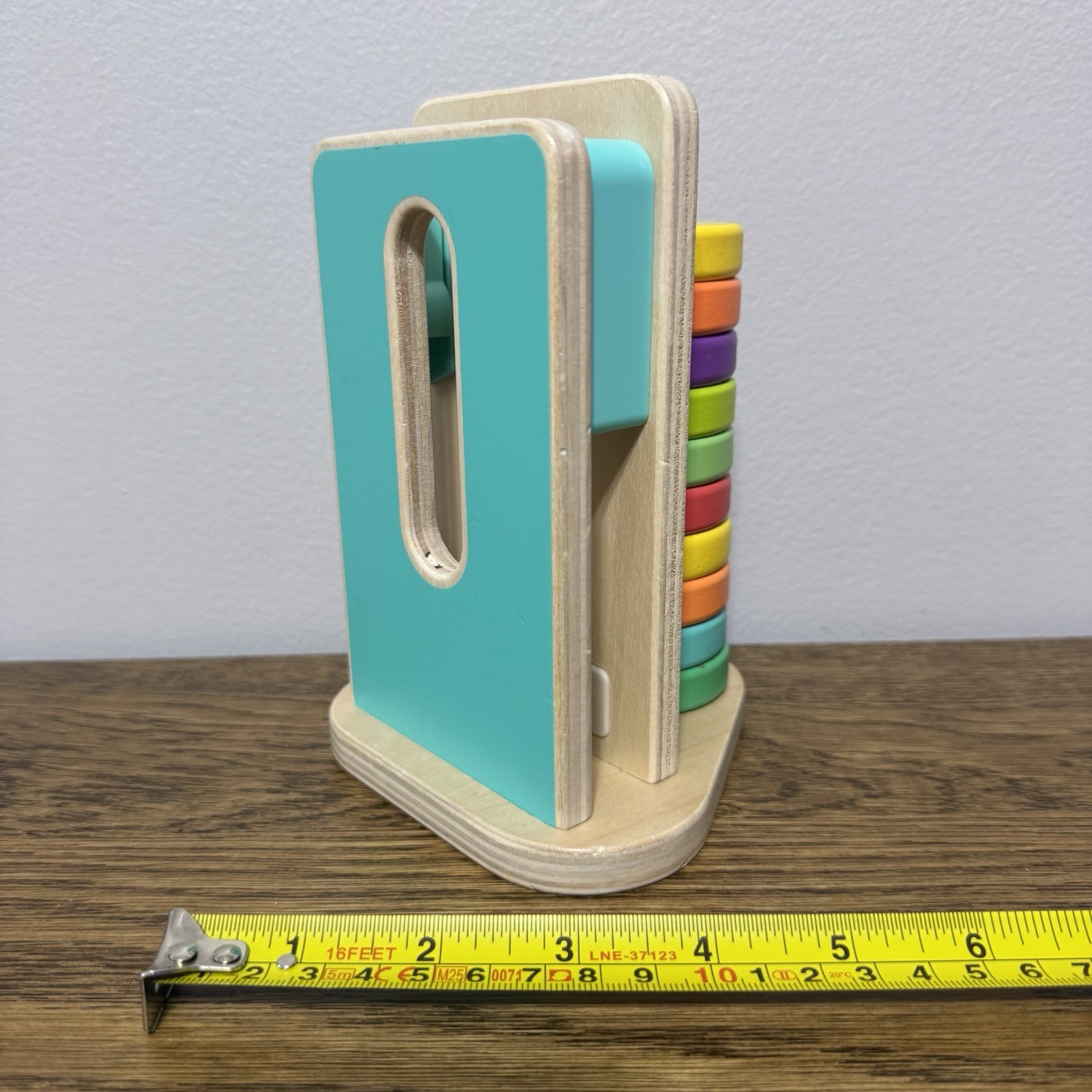 Lovevery Babbler Play Kit…Wooden Stack And Slot Baby Toy Ring Drop