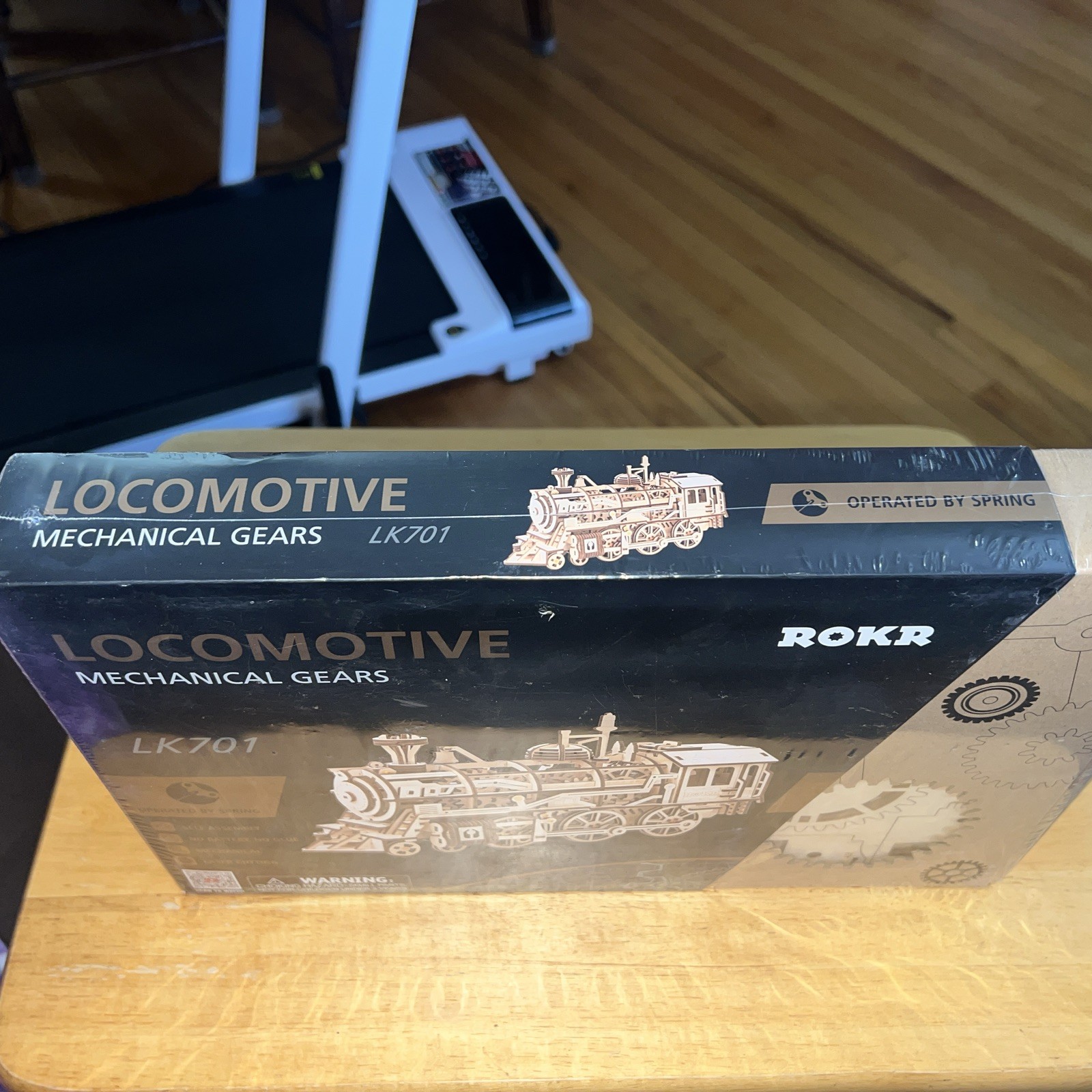 ROKR 3D Wooden Puzzle Mechanical Gear Locomotive NEW SEALED!