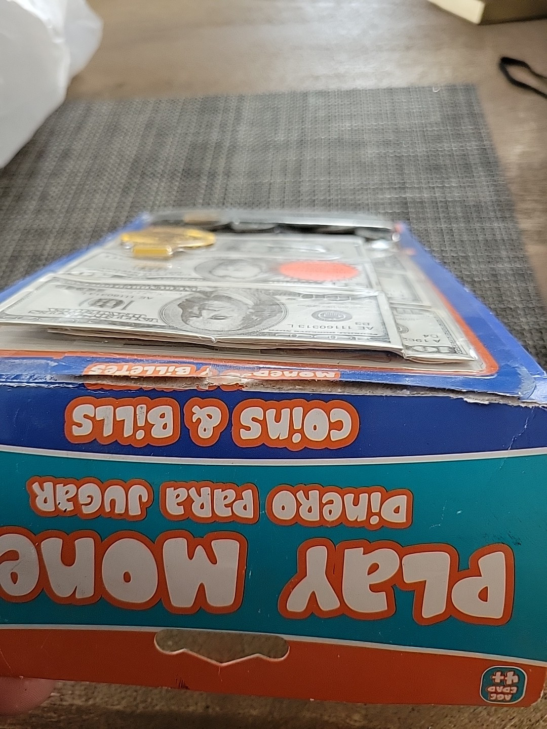 Ja-Ru Play Cash Toy Money – Coins and Bills – with Money Clip NEW!!