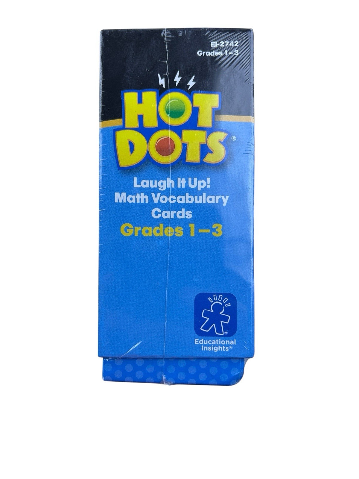 Hot Dots Laugh It Up! Math Vocabulary Cards, Grades 1 – 3 (Brand New & Sealed)