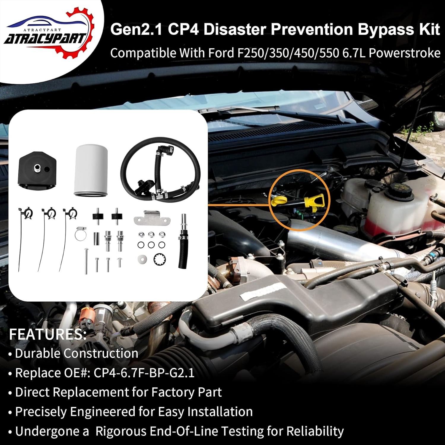 Diesel Gen2.1 CP4 Disaster Prevention Bypass Kit with Installation Instructions