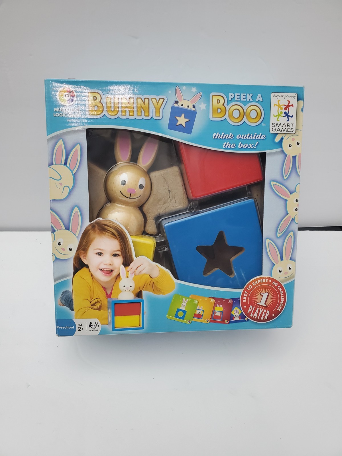 Bunny Peek A Boo Game – A Multi Level Logic Game Ages 2+ Educational NIB Awards!