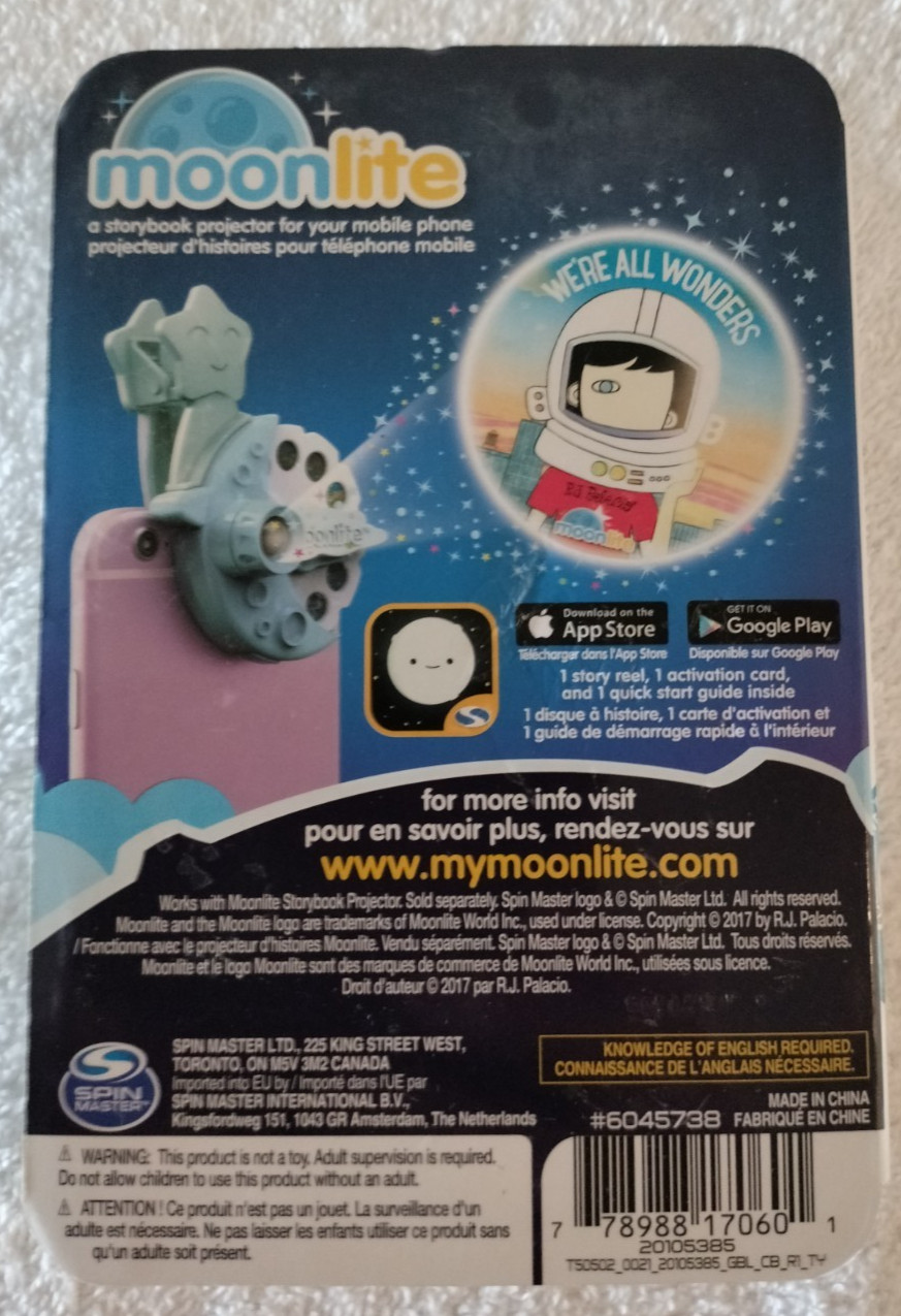 Moonlite Projector Story Reels Lot of 3 Unicorn, Wonders & Curious George