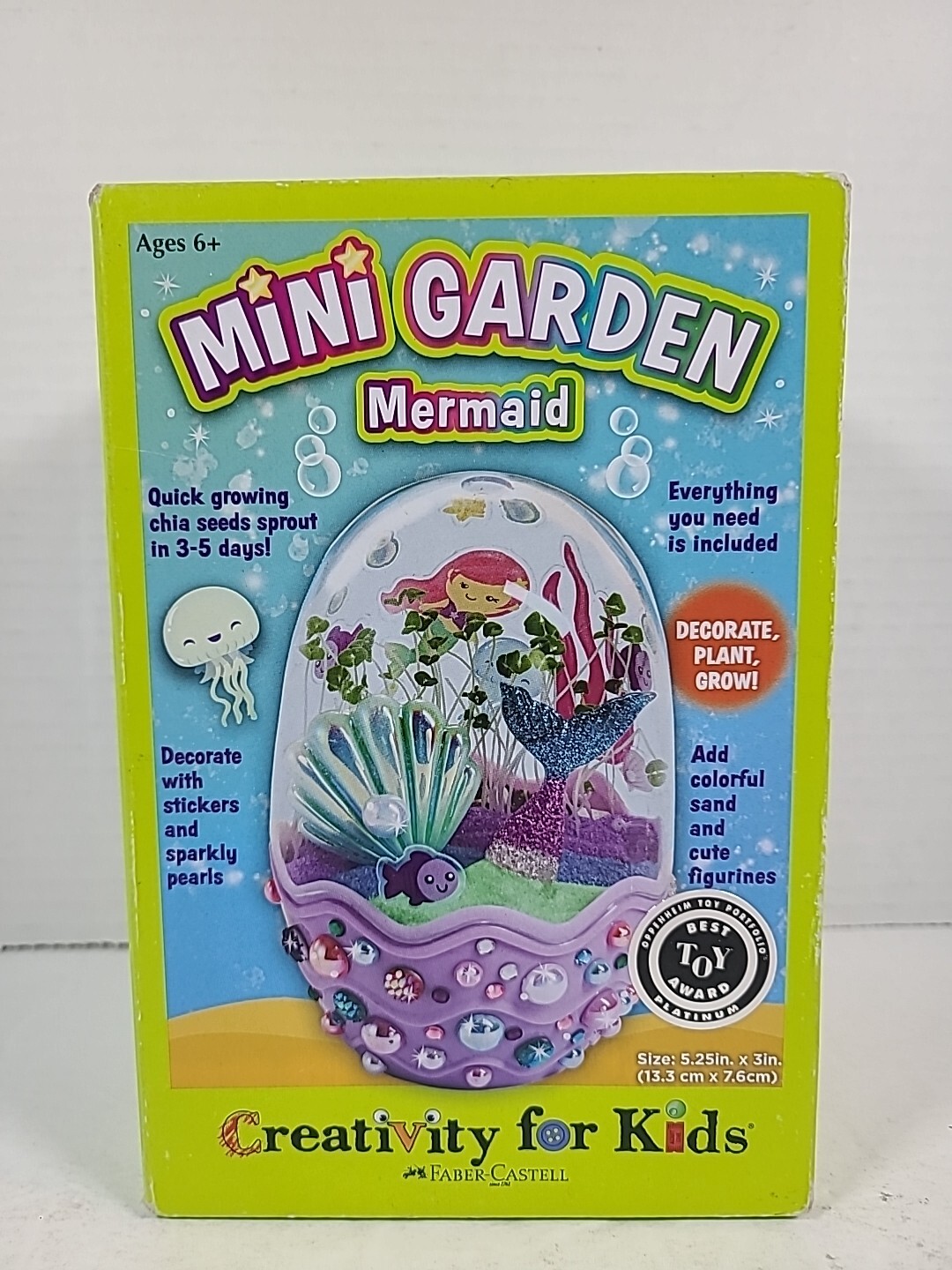 Mini Garden Mermaid Terrarium Creativity for Kids NEW