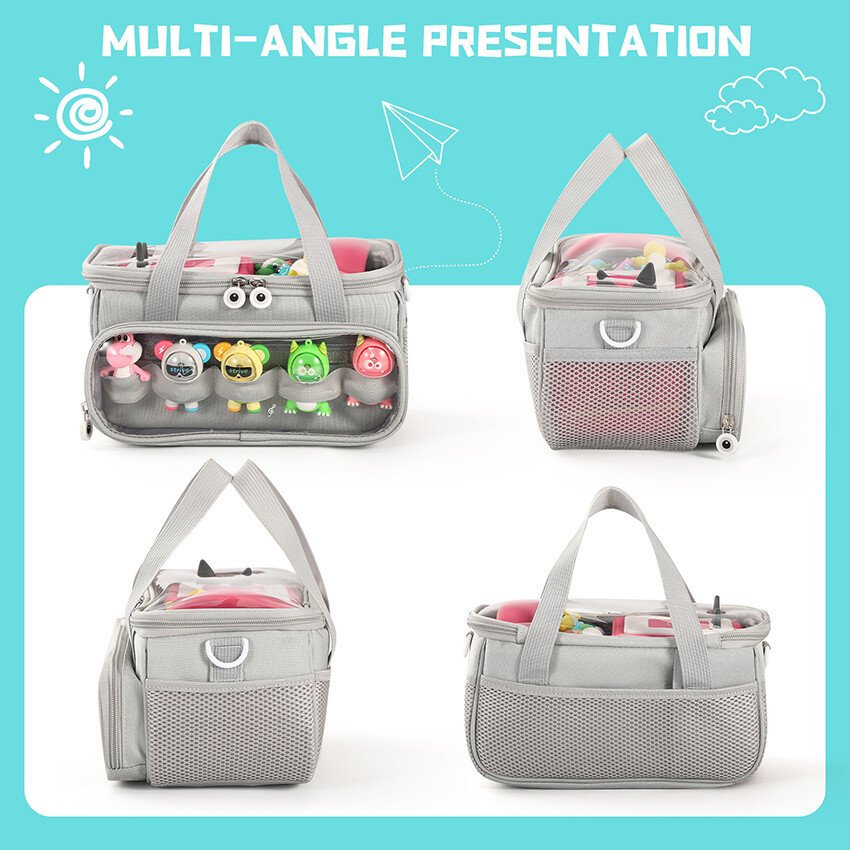 Transparent Lid Storage Bag Organizer Carrying Case Box for TONIEBOX Starter