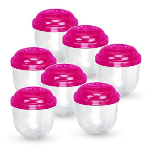 Entervending Vending Machine Capsules 2 Inch Frosty-Clear Acorn Capsules 50 Pcs