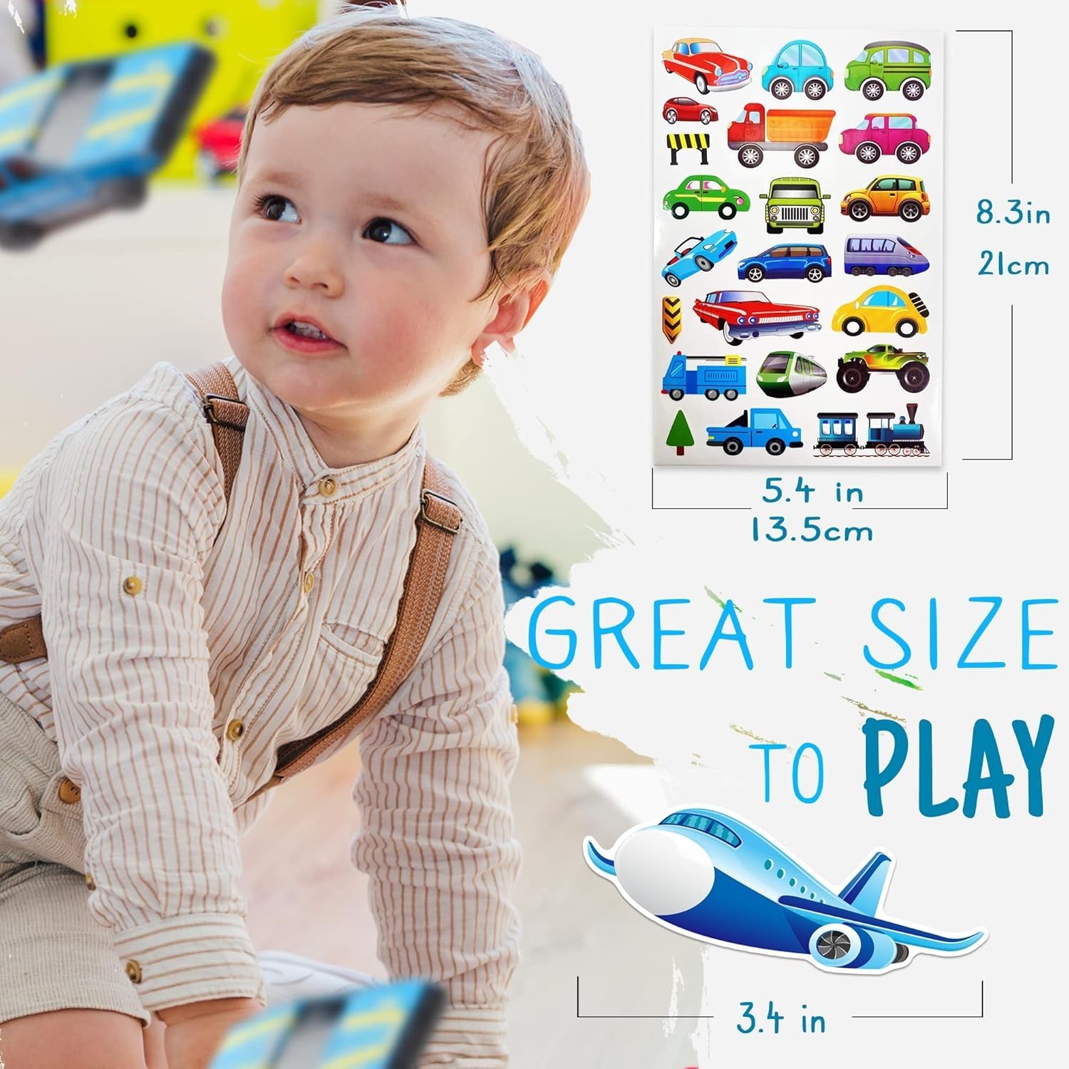 Transportation Stickers for Kids, Teaching Aids for School and Home, Rewards …