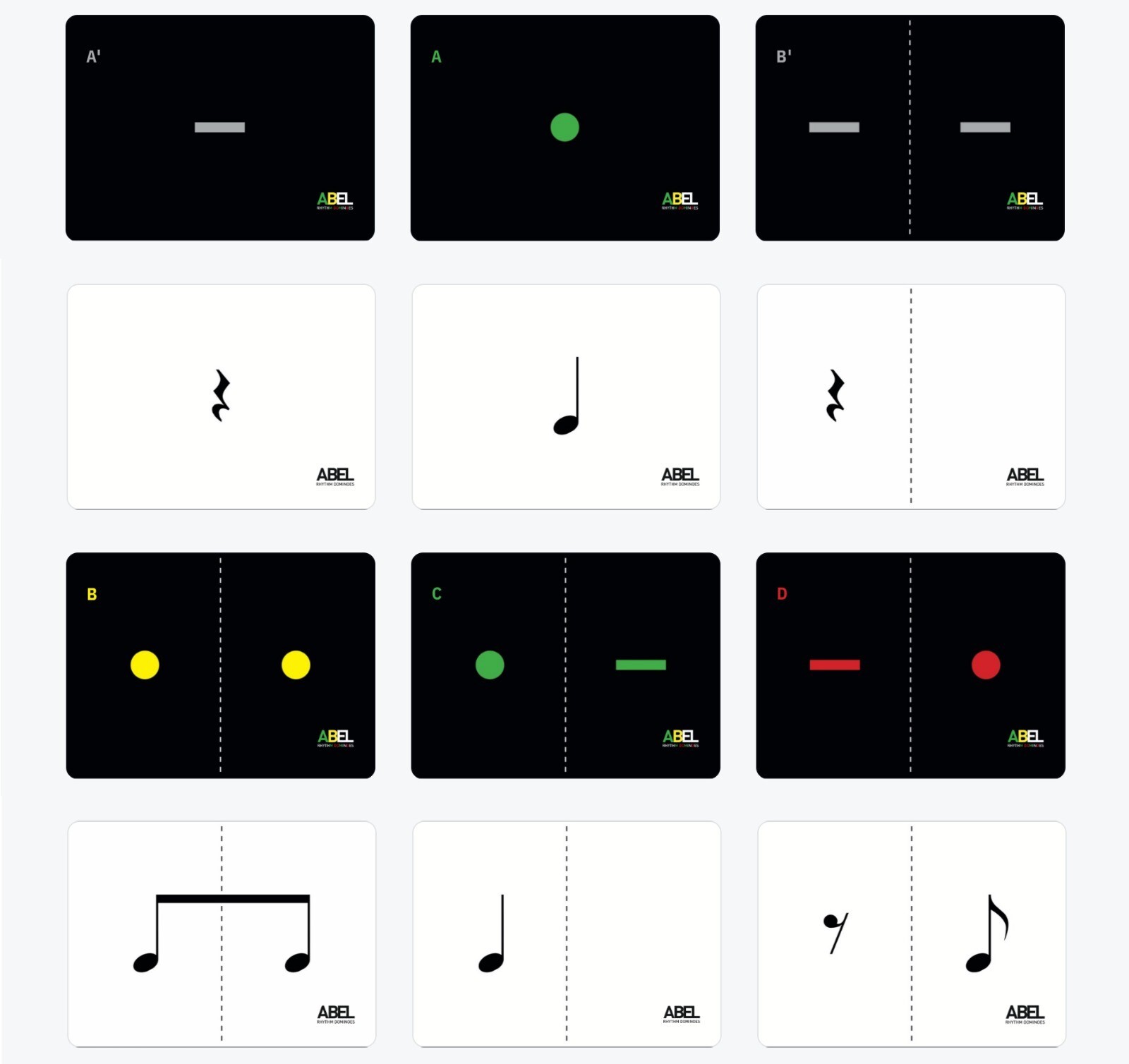 ABEL rhythm dominoes ®️ – CLASSIC DECK™