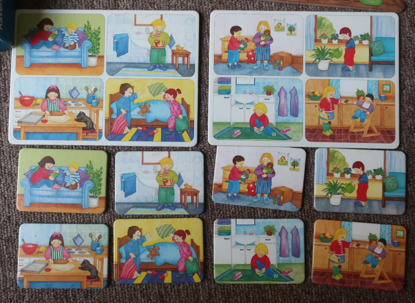 3 Pre-School Games; Things in My House, Lotto, Memory–All Complete