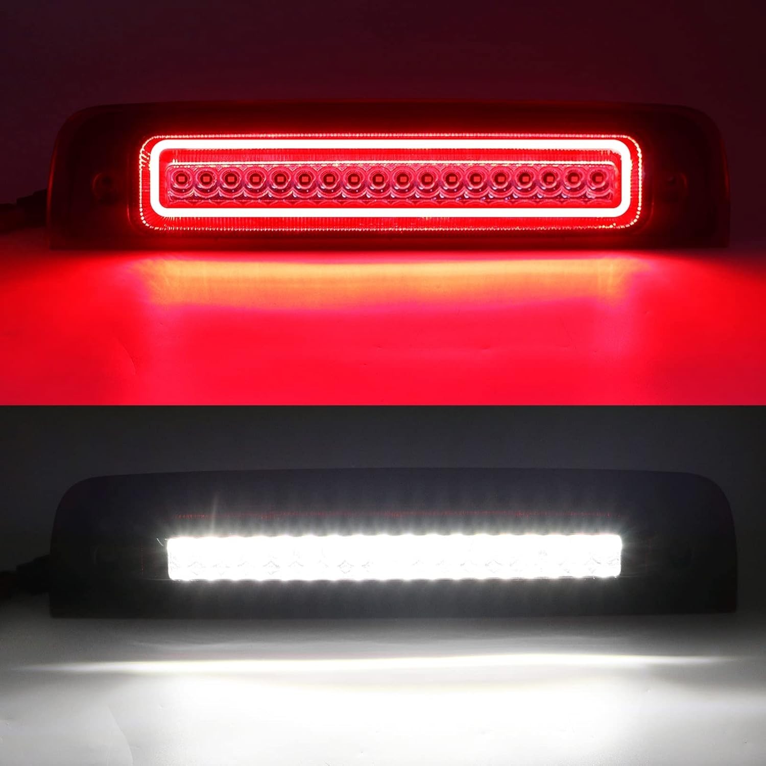 Ram 1500 3rd Brake Light LED Strobe F1 Style Red Flash Cargo Lamp