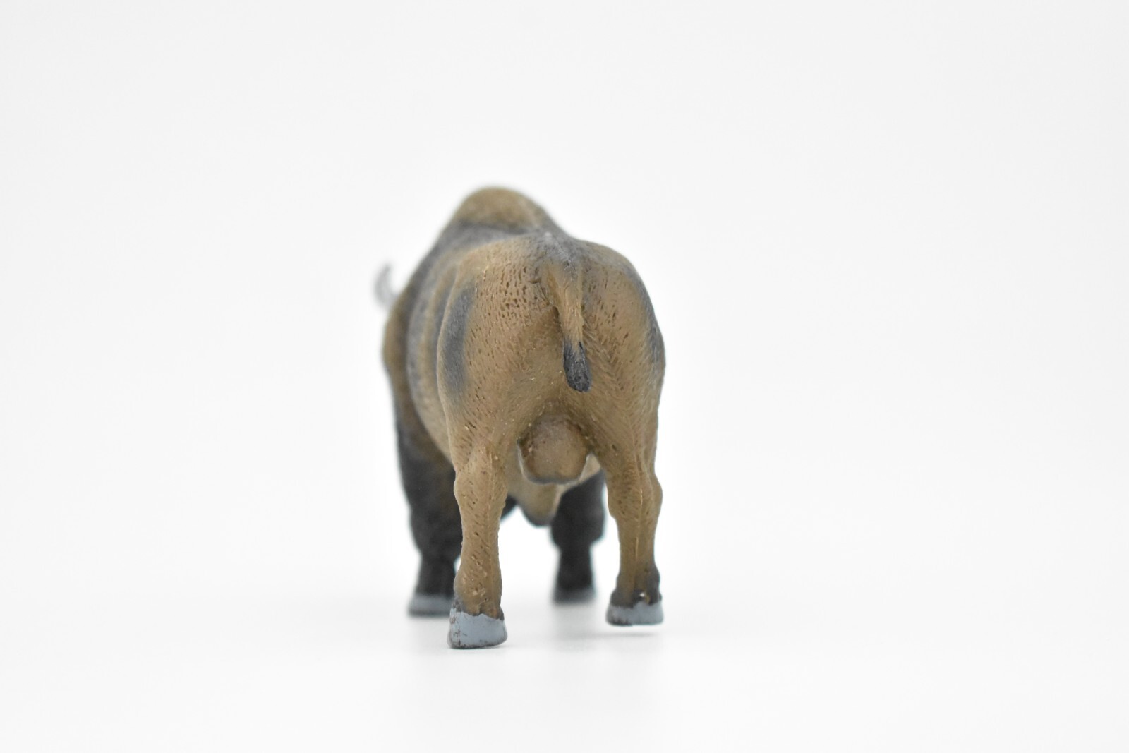 Buffalo, Bison, American, Realistic Plastic Reproduction, Hand Painted Toy 4.5″