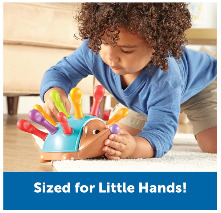 Learning Resources Spike Hedgehog: Montessori Toy for Fine Motor Development
