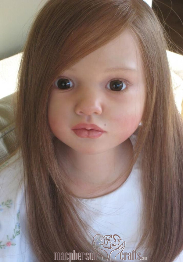 40inch Unpainted Reborn Doll Kit Huge Toddler Girl Blank with CONNECTORS Aloenka