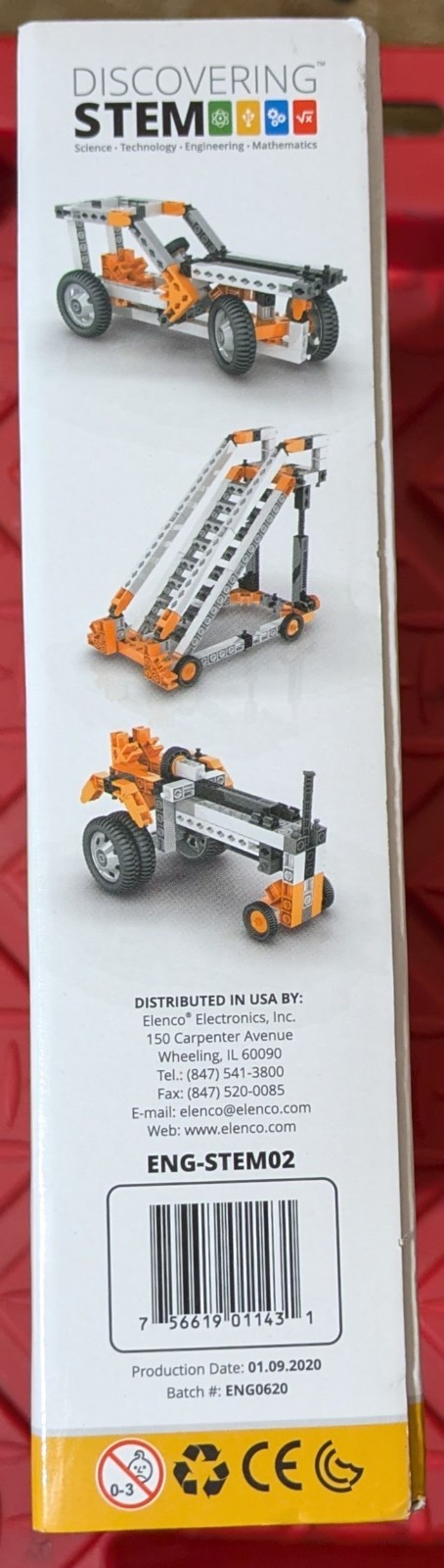 Engino Discovering STEM Mechanics Wheels, Axles and Inclined Planes NEW IN BOX