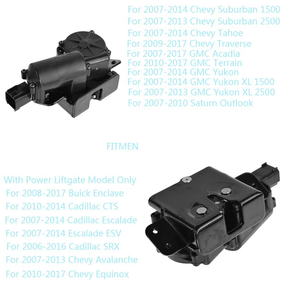 Rear Power Lift Gate Trunk Door Lock Actuator Motor for GM Chevy Suburban Tahoe