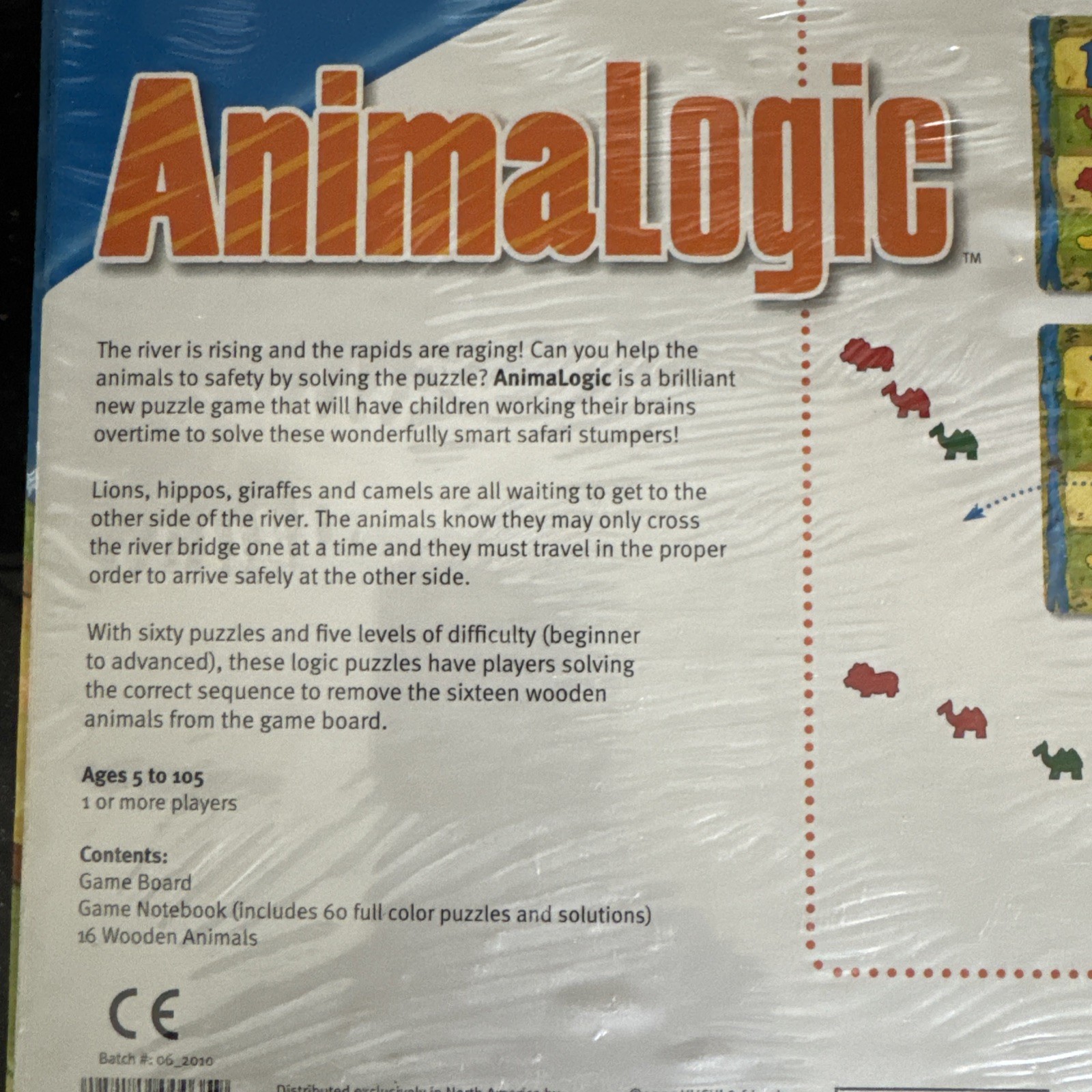 ANIMALOGIC Solve the Puzzle to Stop the Stampede Game