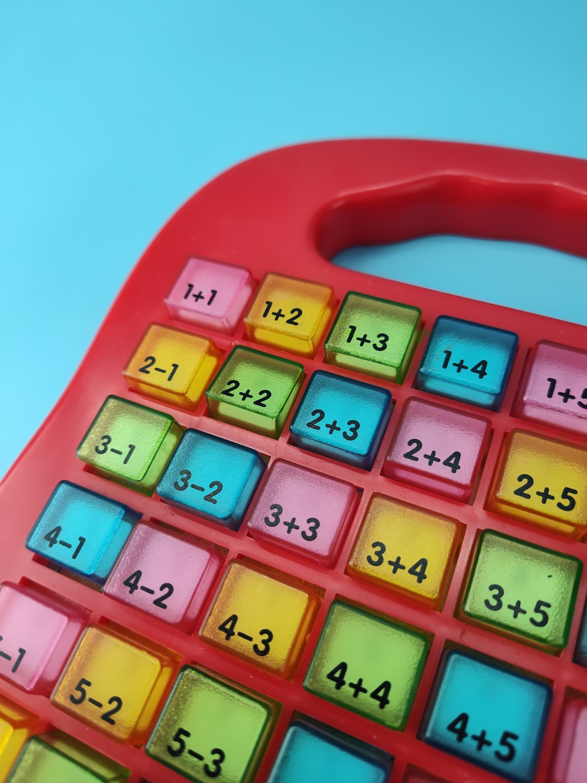 Push & Learn Colorful Math Addition / Subtraction Educational Learning Toy