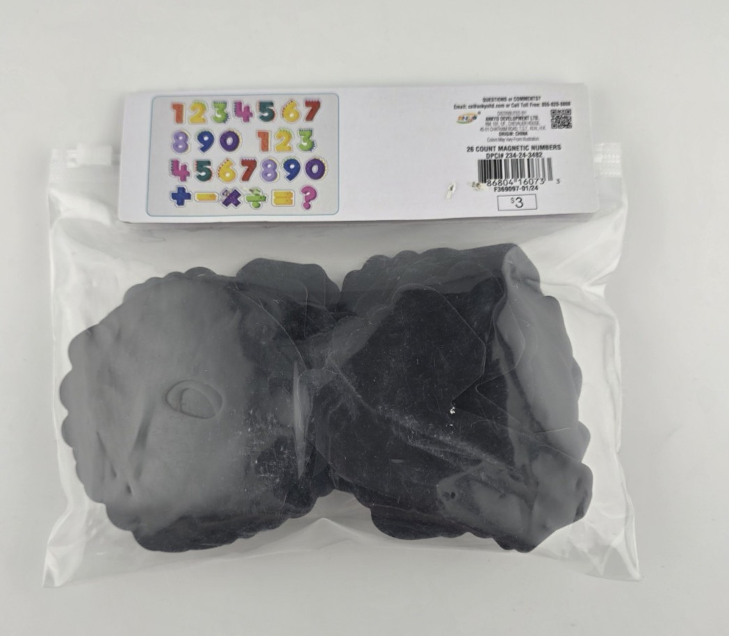 Target Learn & Play 26 count magnetic numbers educational