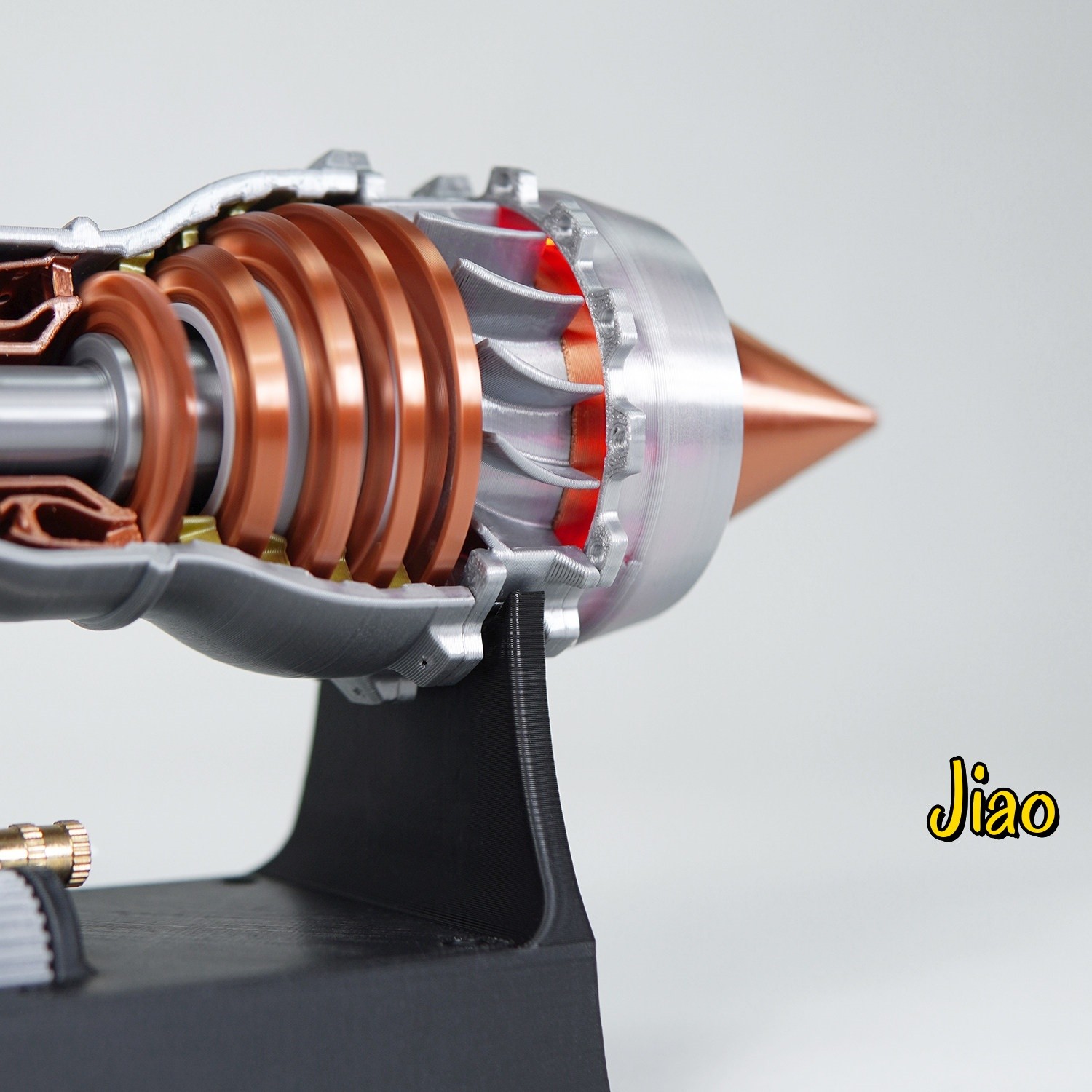 1/26 Trent 900 Turbofan Engine Model A380 Aircraft Engine Rotatable Children Toy