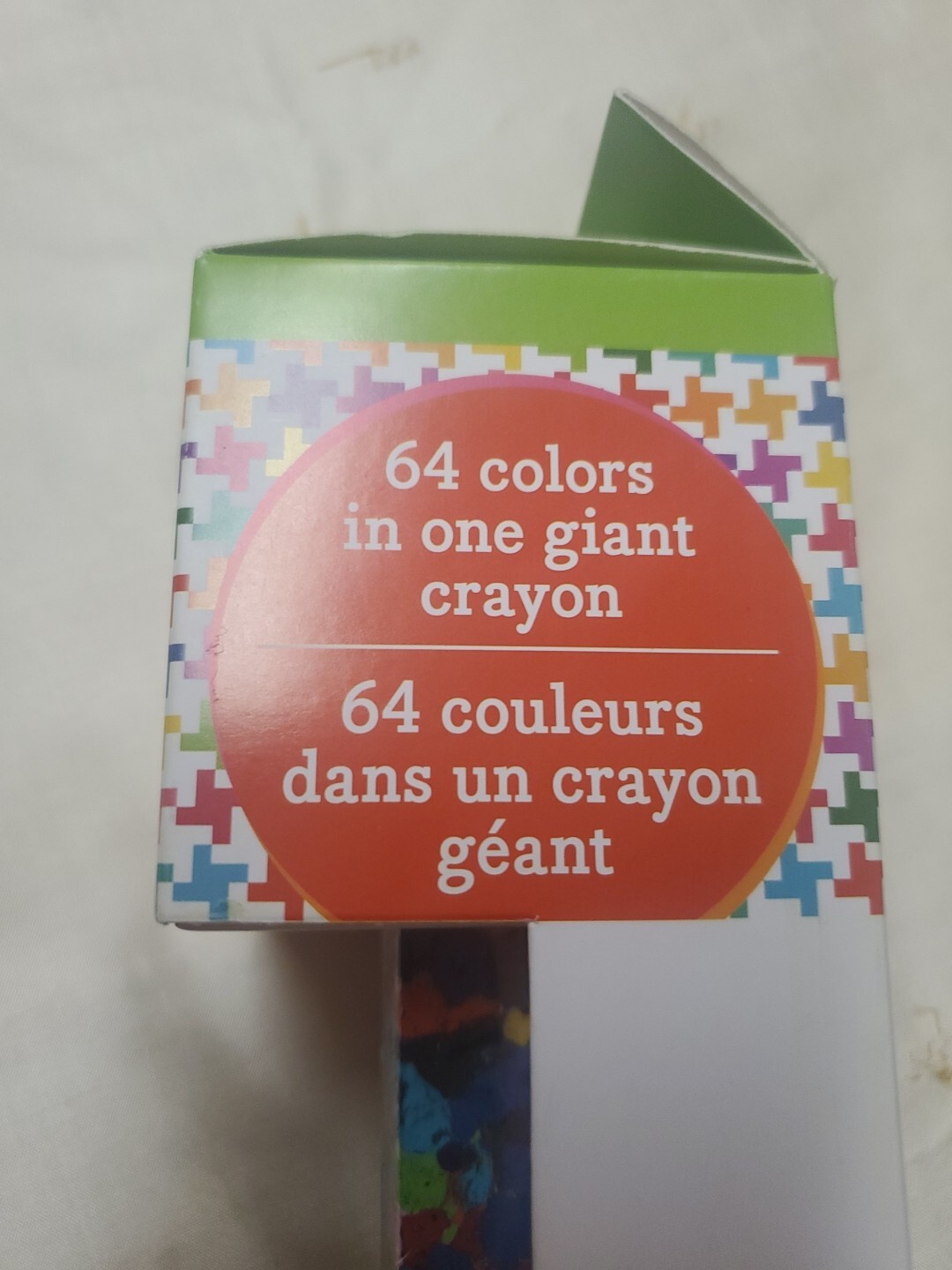 Kid Made Modern Giant Crazy Crayon Bright, 64 Colors In 1 Giant Crayon. NIB