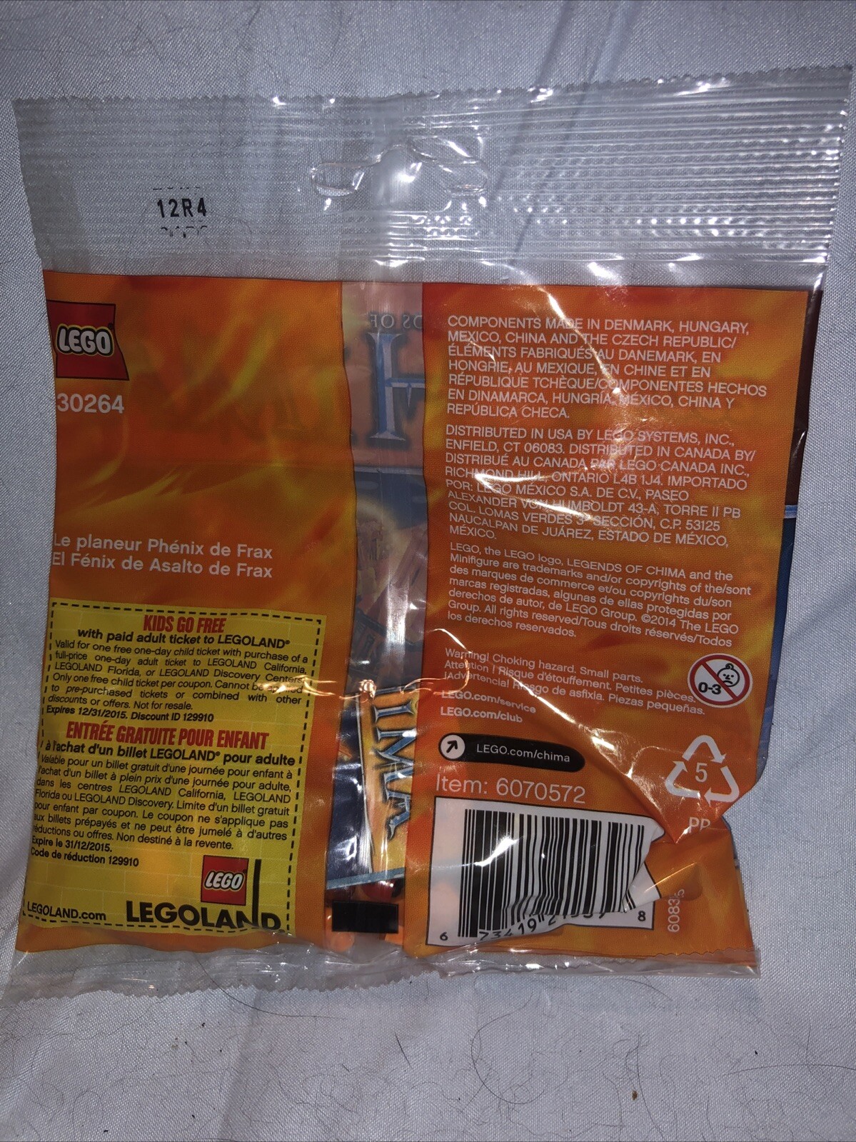Lego Chima Frax Phoenix Flyer 30264 31 pc Building Kit NIP