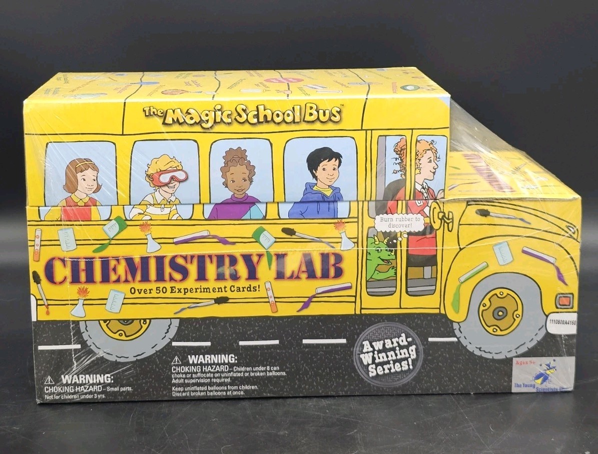 Scholastic-The Magic School Bus Engineering Lab Ages 5+ Young Scientist Club