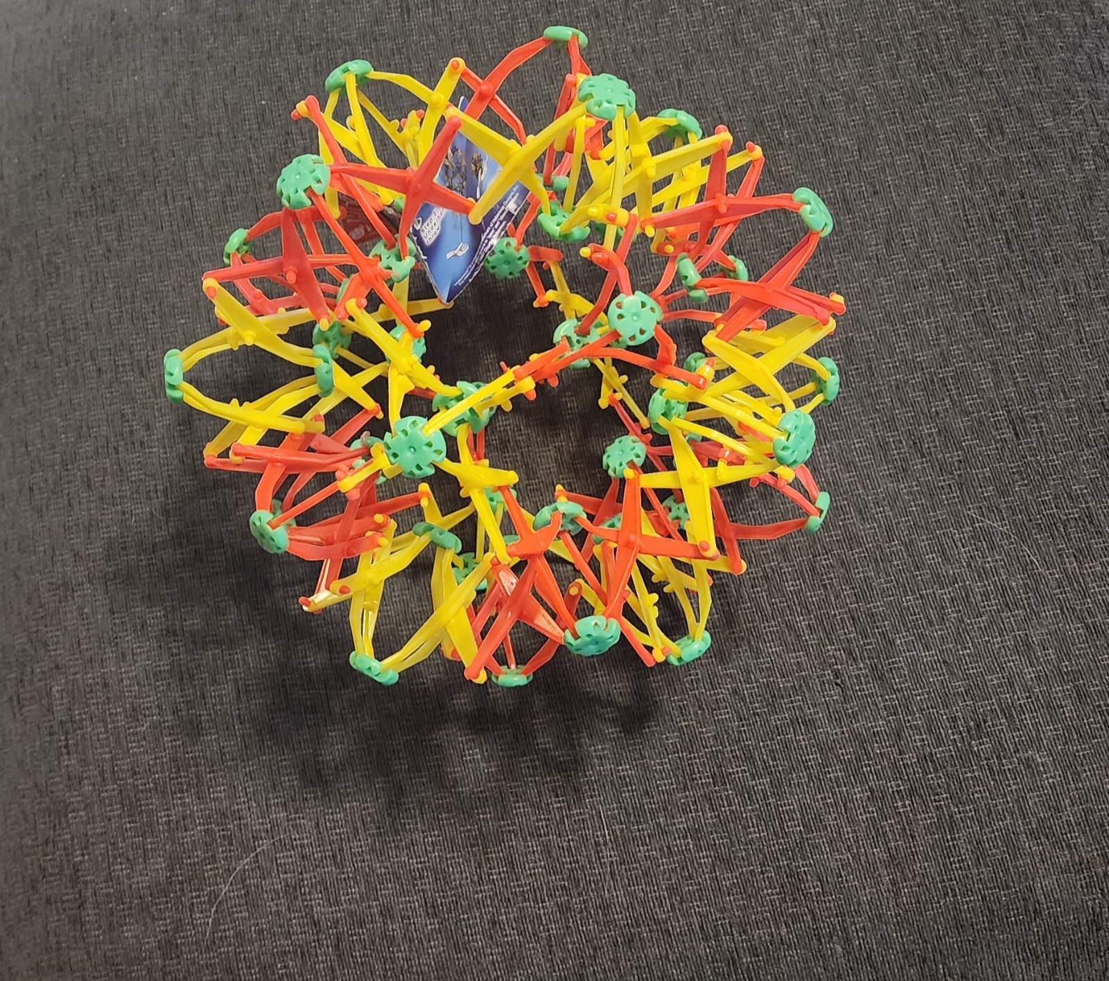 Hoberman Mini Sphere – Multi-Color -Rebounding Transforming Ball