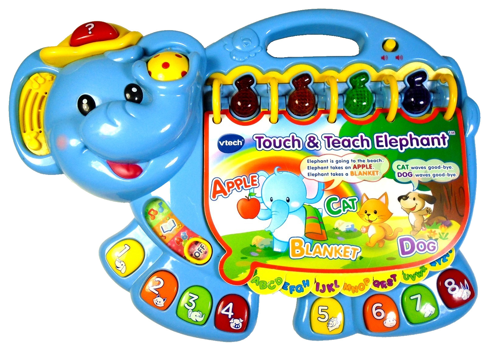 VTech Touch & Teach Elephant Electronic Interactive Educational Learning Toy