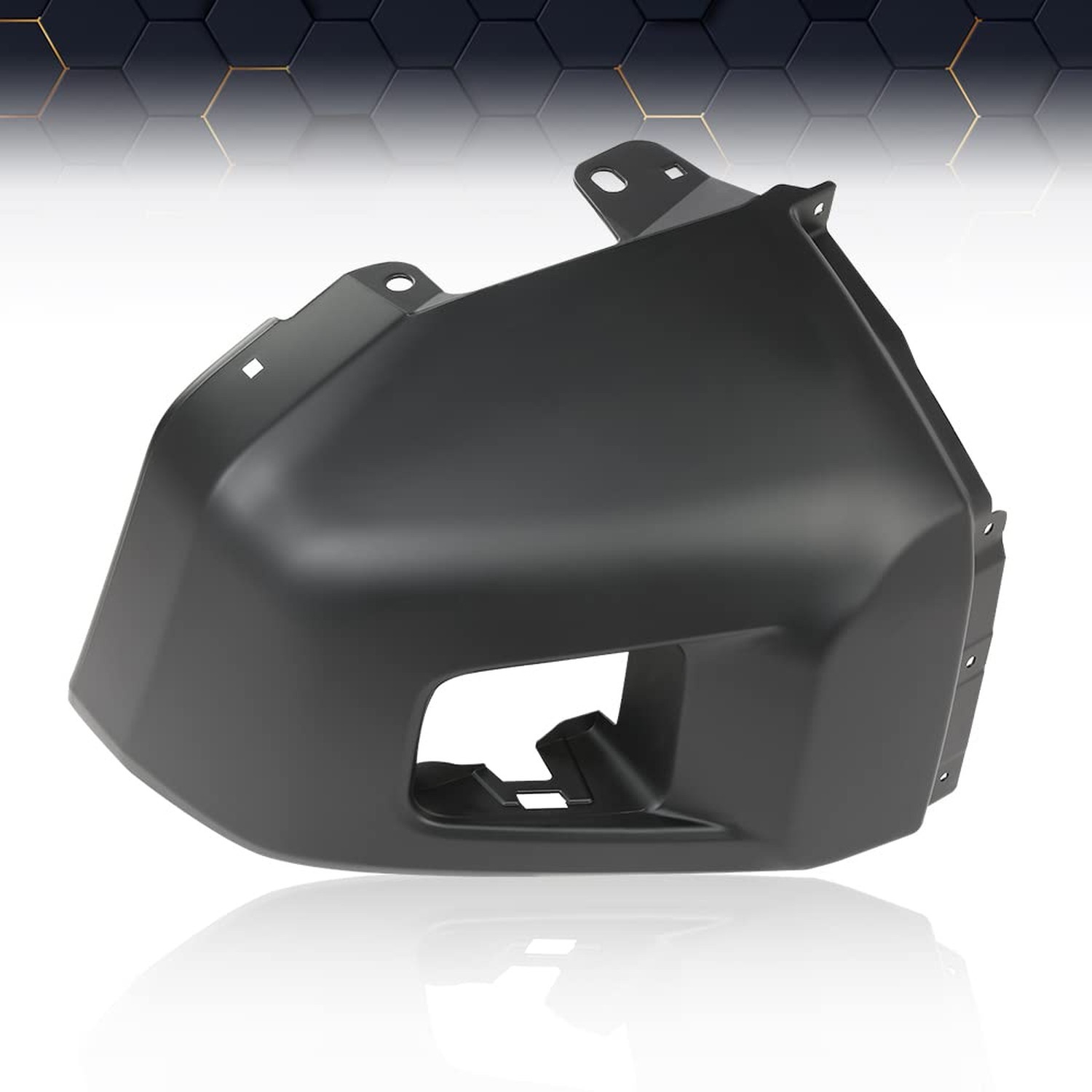 PIT66 Front Bumper End Cap Left and Right Plastic w/o Sensor Holes Compatible…