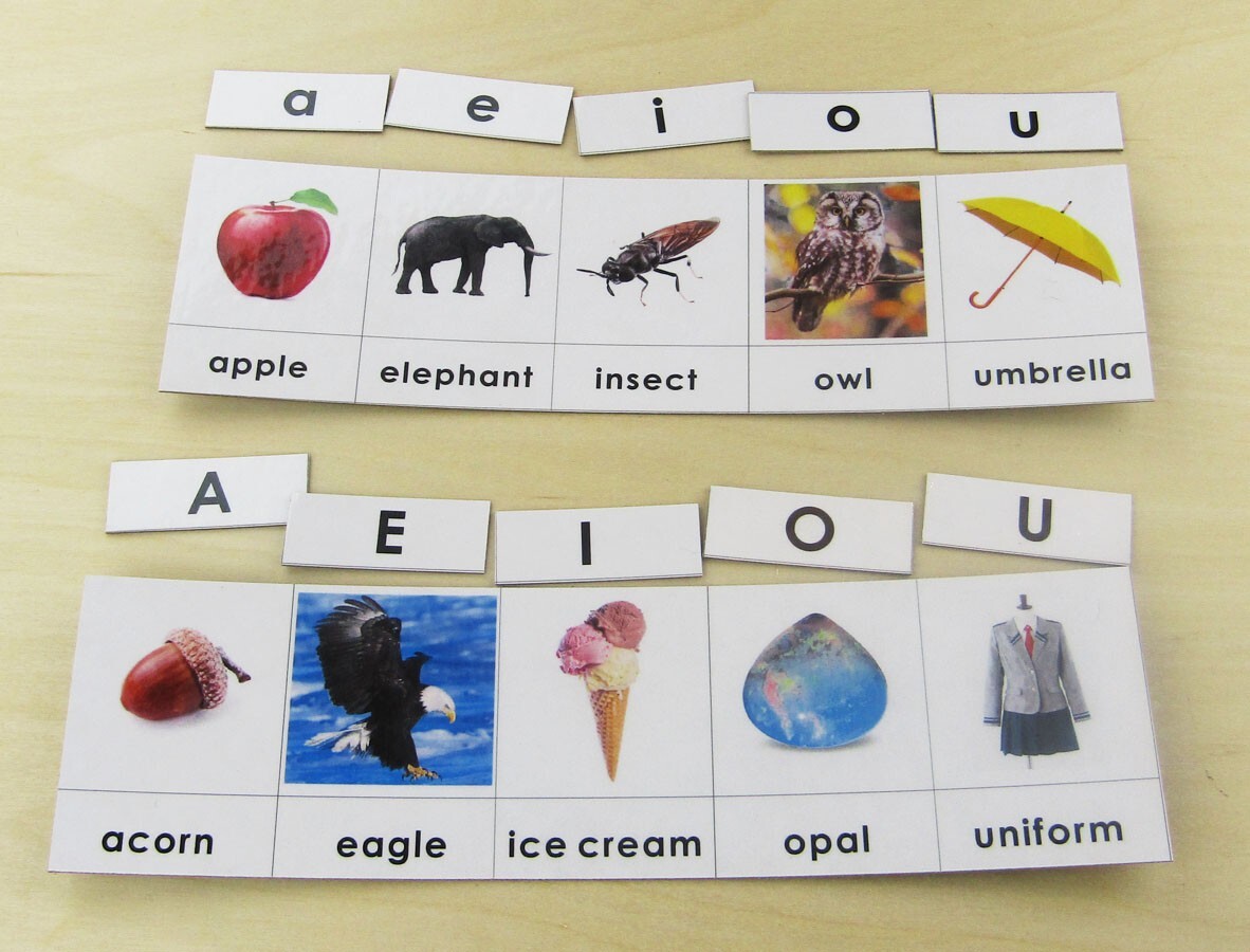 Montessori preschool educational material package