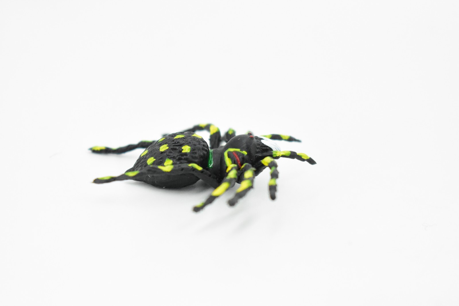 Spider, Yellow Spots, Rubber Insect, Realistic Figure, Model, Replica, Kids 2″